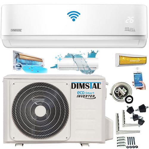 DIMSTAL ECO Smart ULTRA (Golden-Fin) SMND-18 ECO Smart Ultra, Komplettset: Innengerät, Außengerät, Zubehör