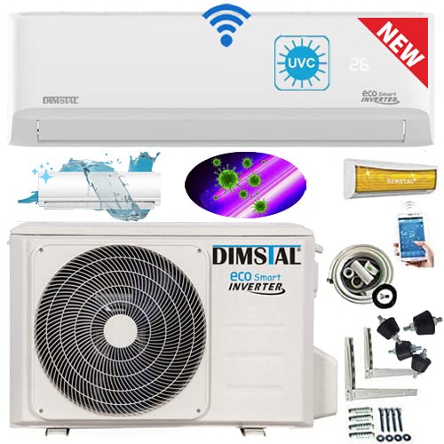 DIMSTAL ECO Smart ULTRA PLUS, UV-C SMND-24 Ultra Plus, Komplettset UV-C: Innengerät, Außengerät, Zubehör